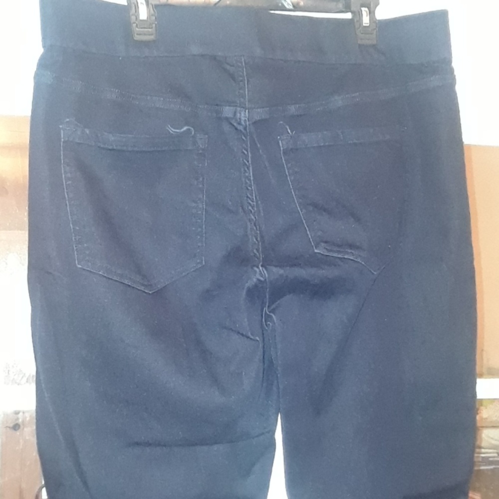 Lane Bryant high rise jegging Size 18 Very Dark